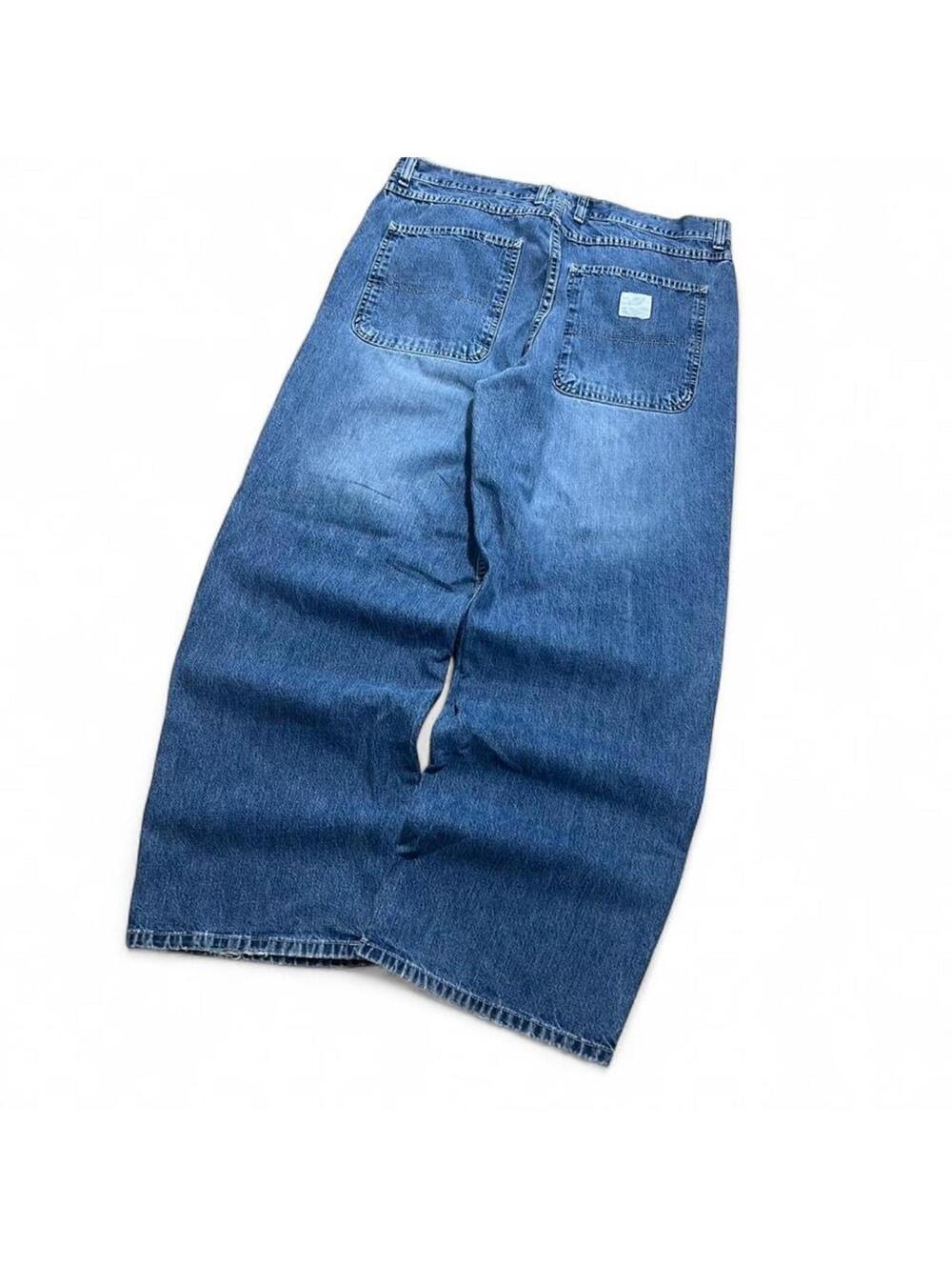 Vintage Y2K American Eagle Medium Wash Workwear Jeans Sz. 36X29 Cotton Loose